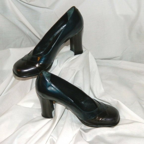 Pura Lopez High Heel Round Toe Pumps in Multi-Colored Shimmering Leather  US 6 - Picture 10 of 13